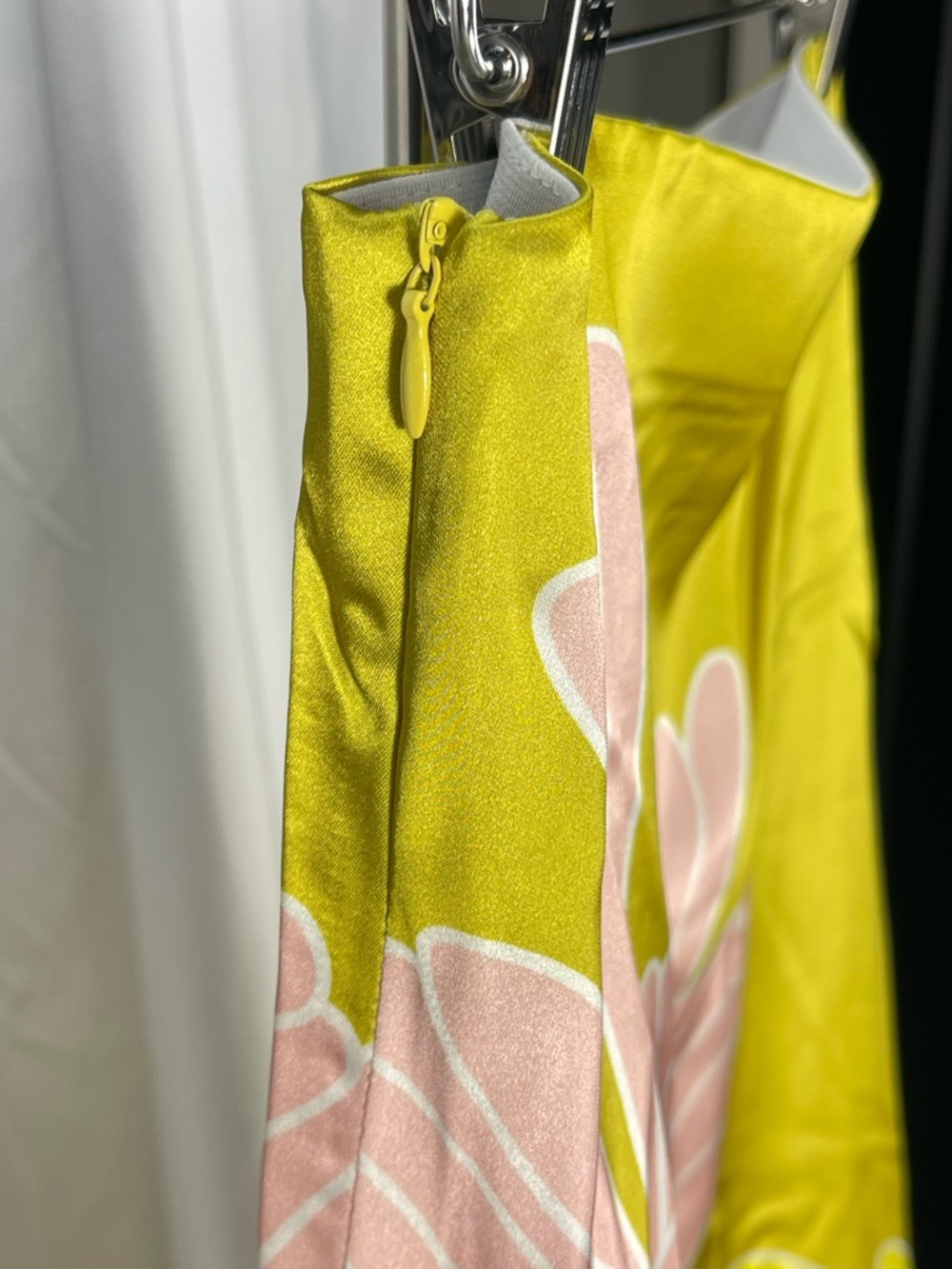 Uooze Floral Maxi Skirt - Green, Yellow, Pink & White. Flowy, feminine, pretty - Picture 5 of 7
